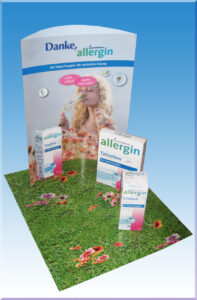 Allergin - Schaufensterdeko