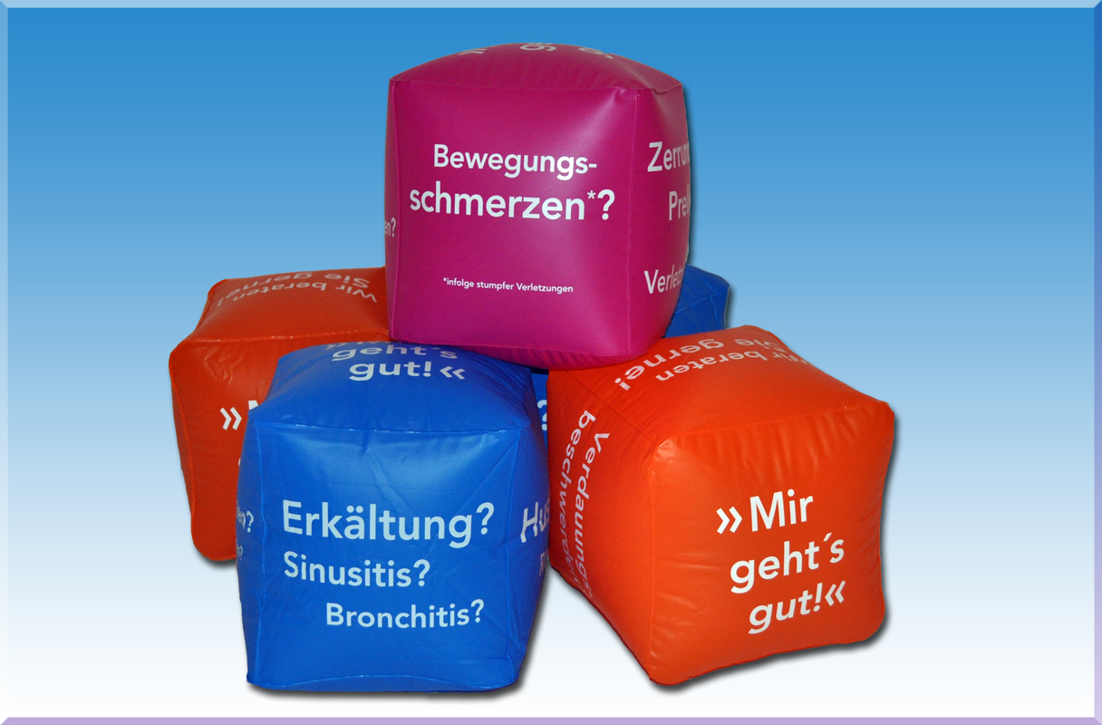 MCM Klosterfrau_Dekowürfel_aufblasbar